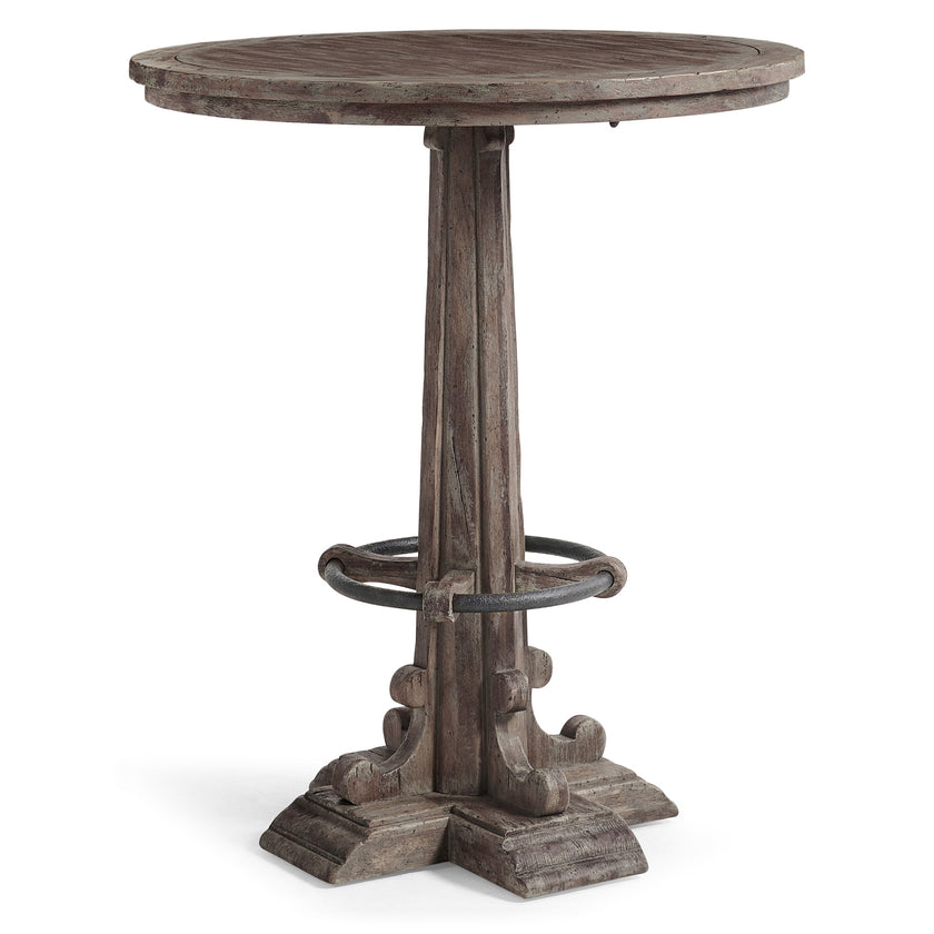 Jonathan Charles Caldera Oscura Round Bar Table
