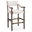 Jonathan Charles Caldera Oscura Dark Arm Chair Bar Stool
