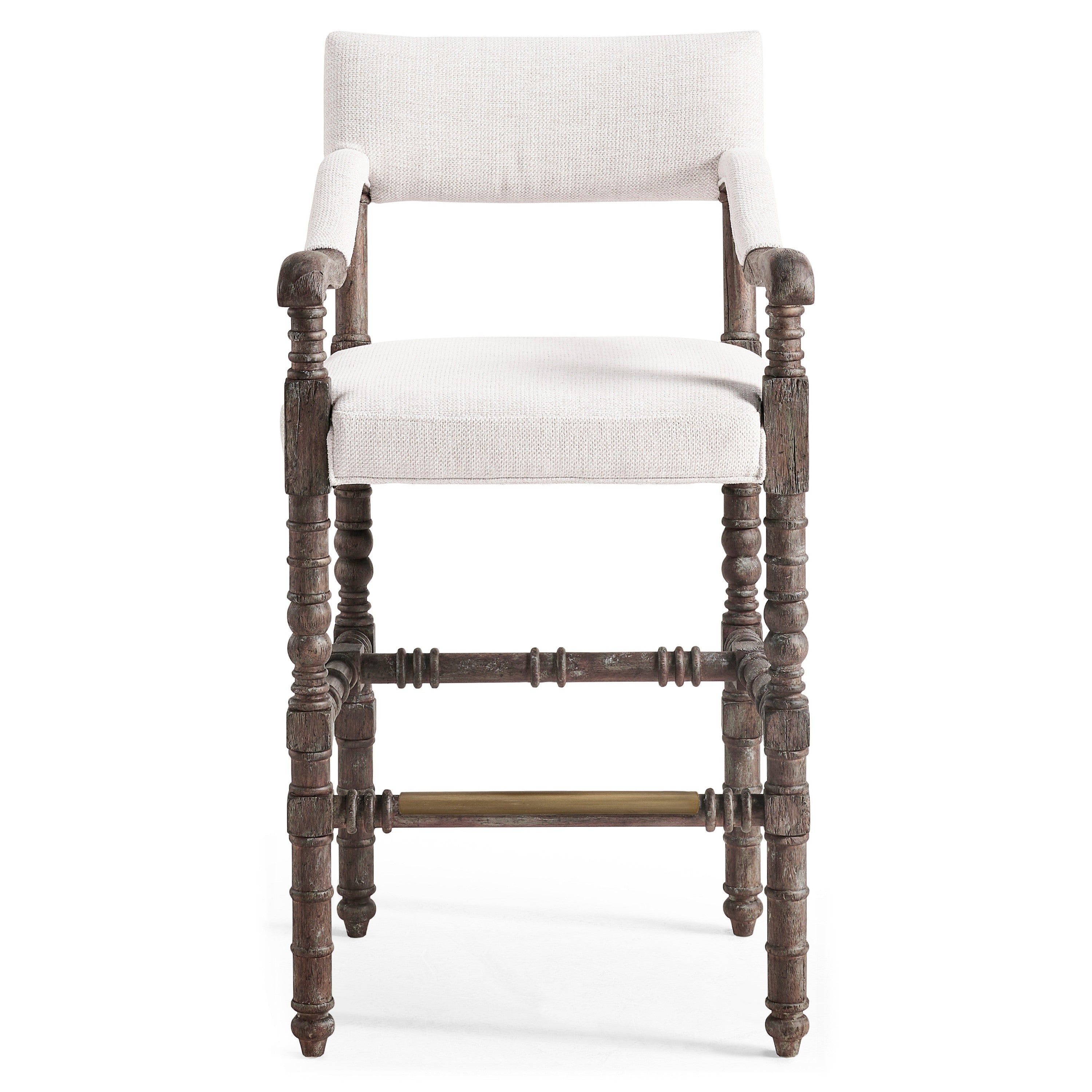 Jonathan Charles Caldera Oscura Dark Arm Chair Bar Stool