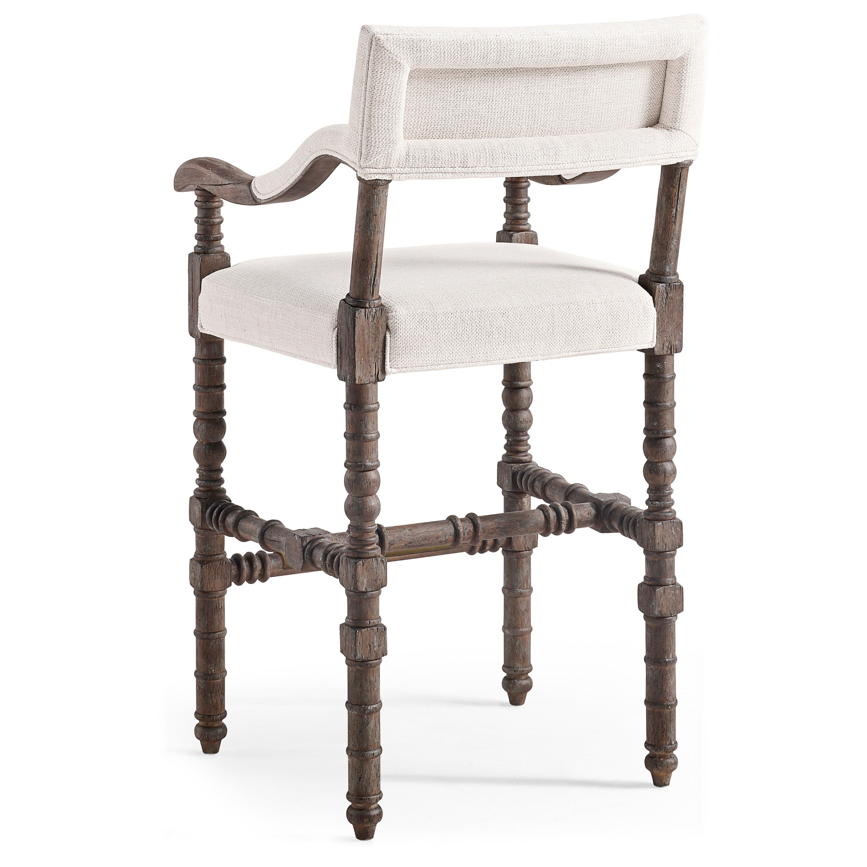 Jonathan Charles Caldera Oscura Dark Arm Chair Bar Stool
