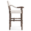 Jonathan Charles Caldera Oscura Dark Arm Chair Bar Stool