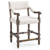 Jonathan Charles Caldera Oscura Dark Arm Chair Counter Stool