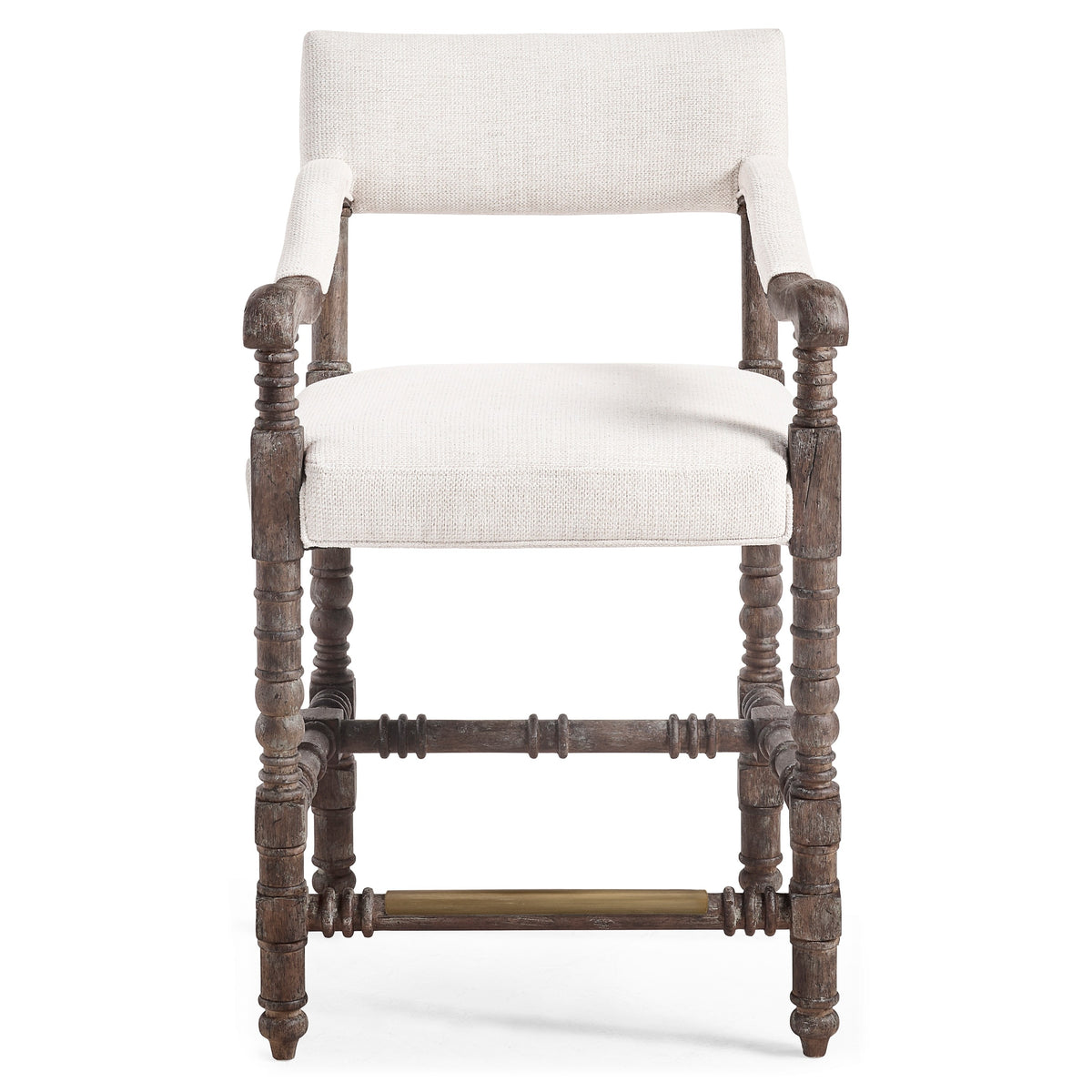 Jonathan Charles Caldera Oscura Dark Arm Chair Counter Stool