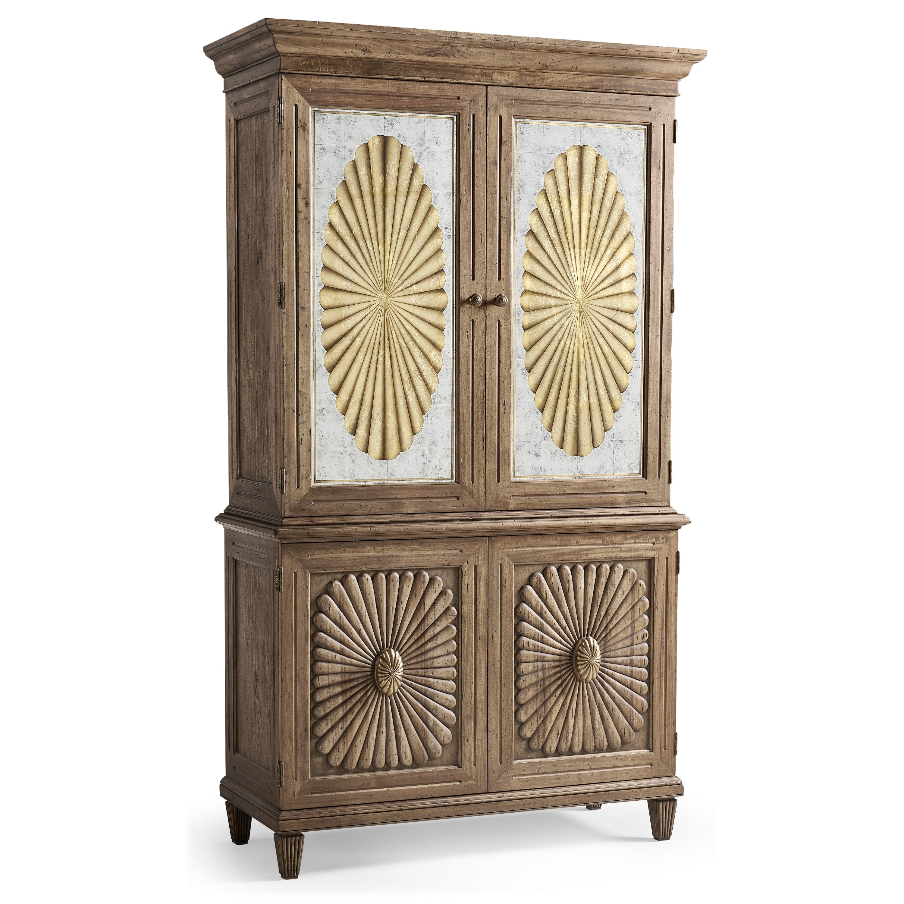 Jonathan Charles Palm Court Starburst Bar Cabinet
