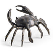 Jonathan Charles Dark Bronze Crab Statue
