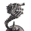 Jonathan Charles Antique Dark Bronze Seashorse Statue