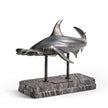 Jonathan Charles Hammerhead Shark C Shape Bronze Statue