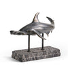 Jonathan Charles Hammerhead Shark C Shape Bronze Statue