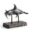 Jonathan Charles Hammerhead Shark C Shape Bronze Statue