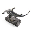 Jonathan Charles Hammerhead Shark C Shape Bronze Statue