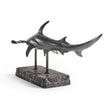 Jonathan Charles Hammerhead Shark C Shape Bronze Statue
