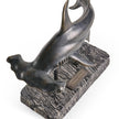 Jonathan Charles Hammerhead Shark C Shape Bronze Statue