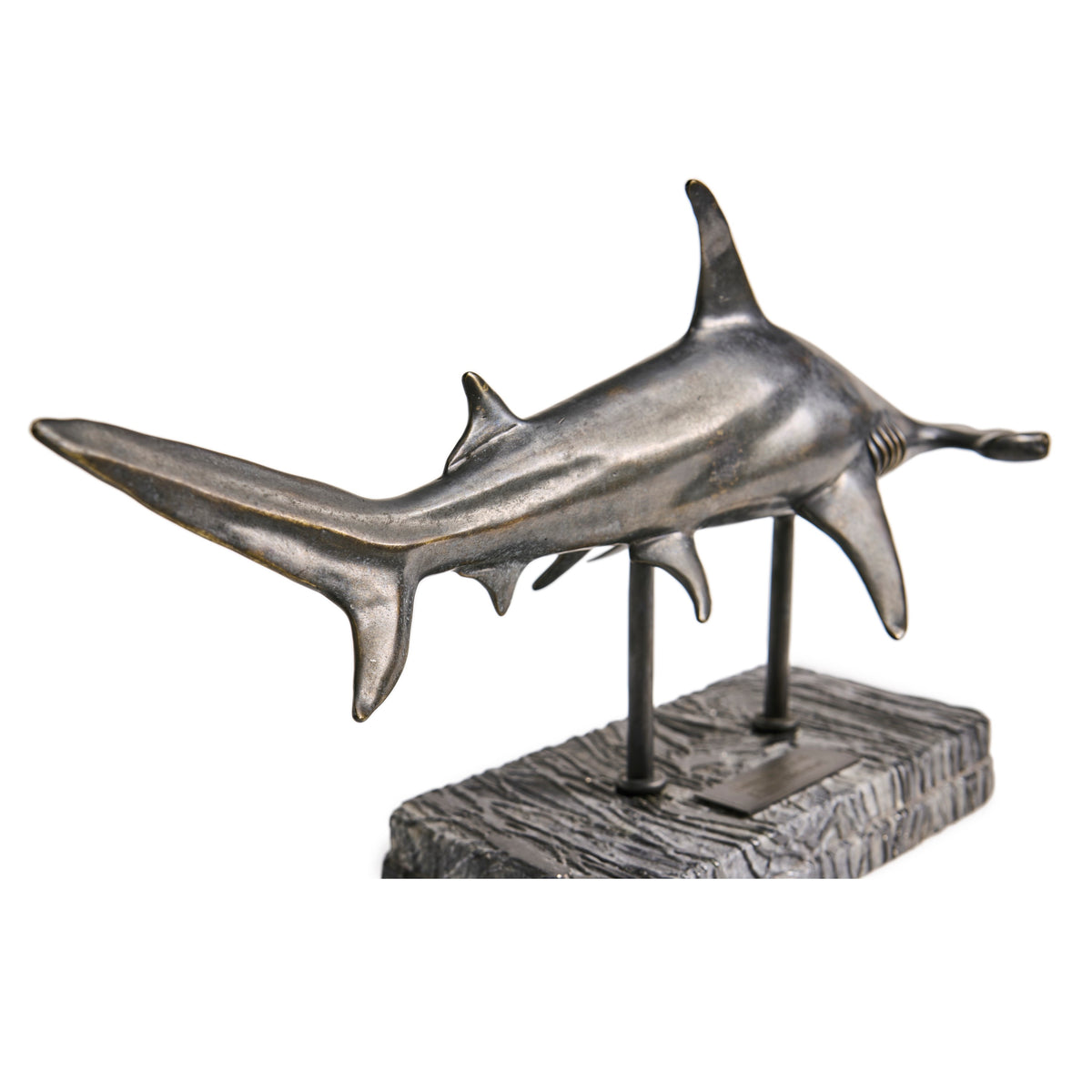 Jonathan Charles Hammerhead Shark Bronze Statue