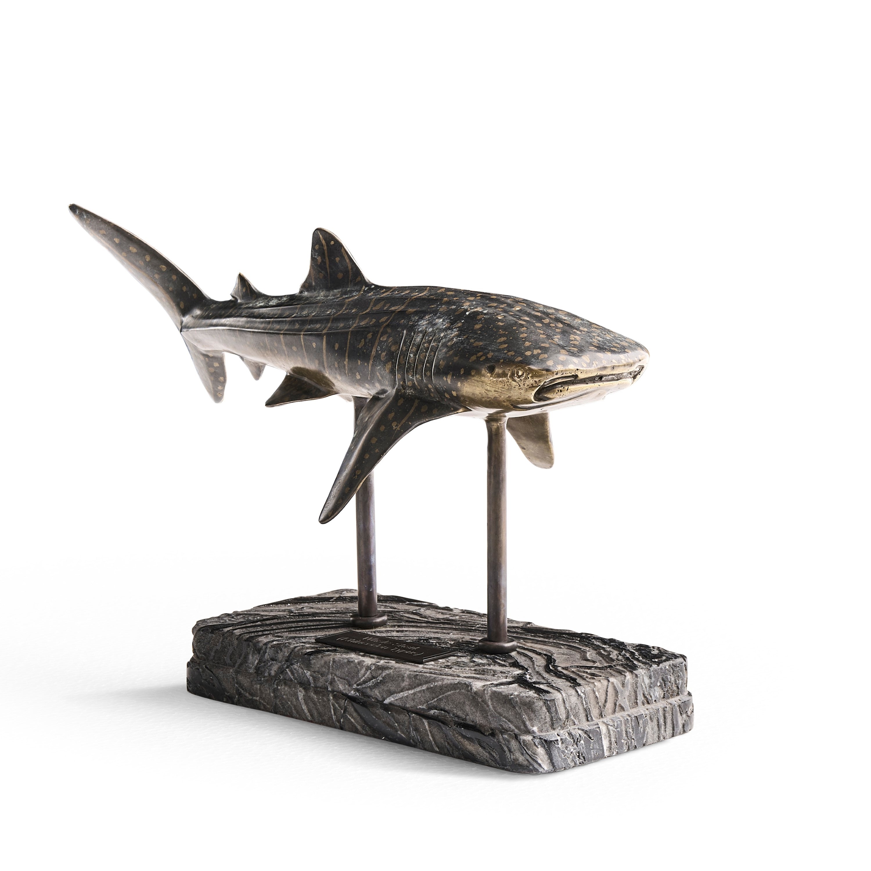 Jonathan Charles Whale Shark Bronze Statue