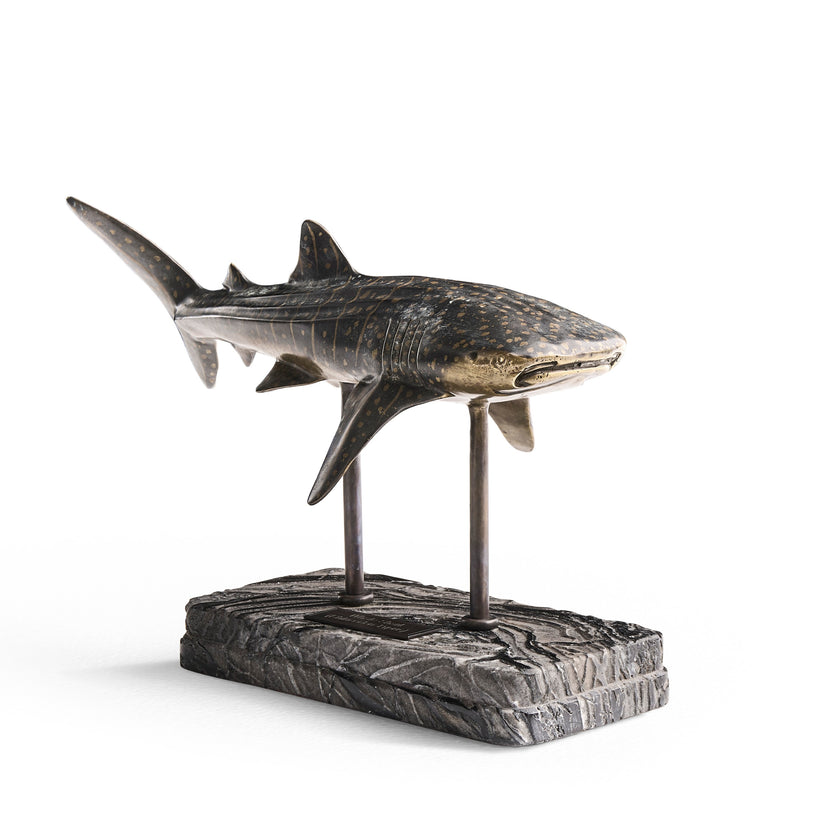 Jonathan Charles Whale Shark Bronze Statue
