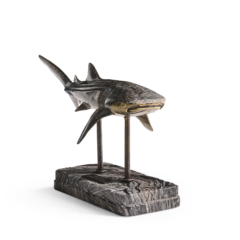 Jonathan Charles Whale Shark Bronze Statue