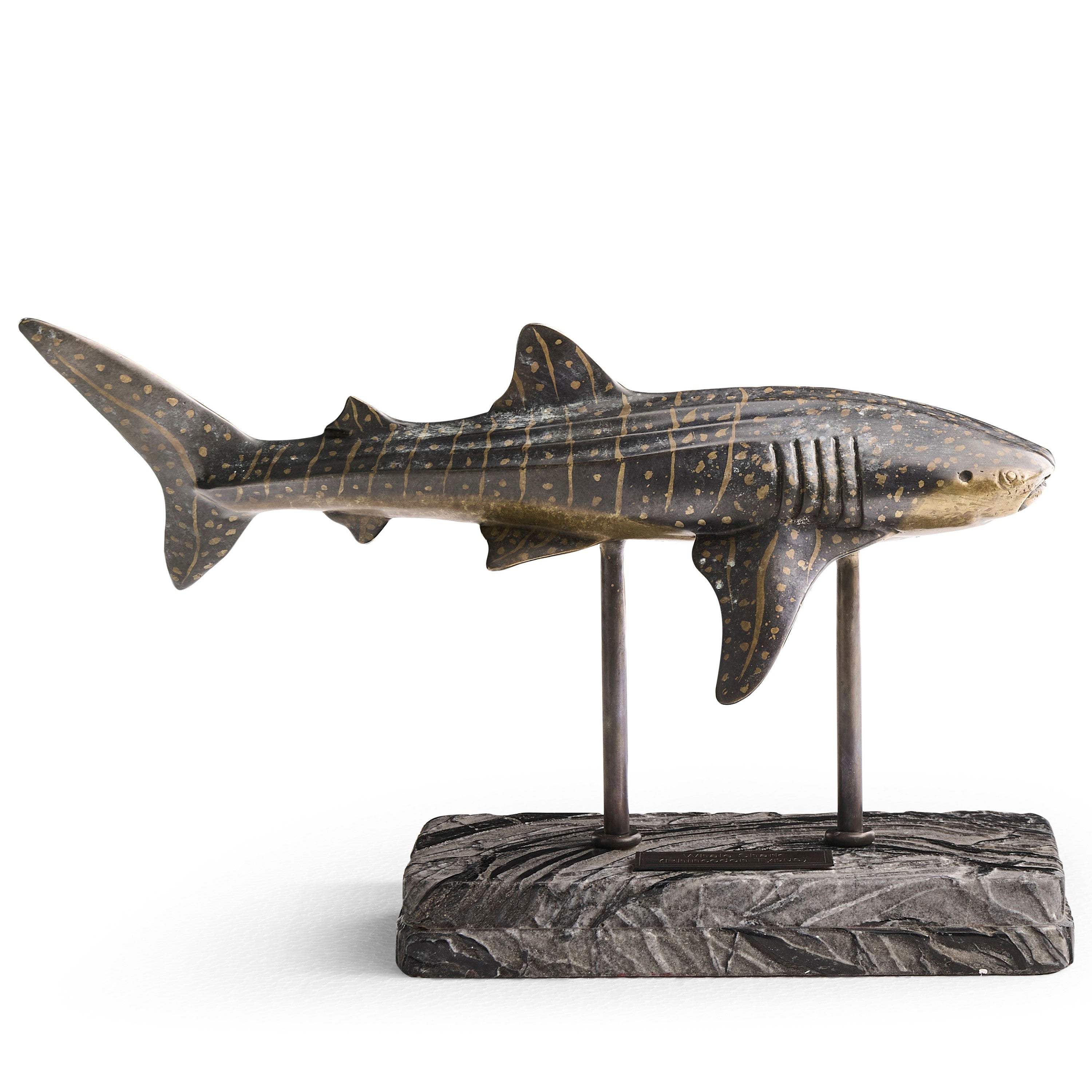 Jonathan Charles Whale Shark Bronze Statue