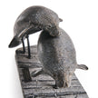Jonathan Charles Raised Manatee Bronze Statue