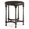 Jonathan Charles Orsman Ebonized Round Side Table