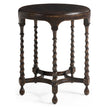 Jonathan Charles Orsman Ebonized Round Side Table