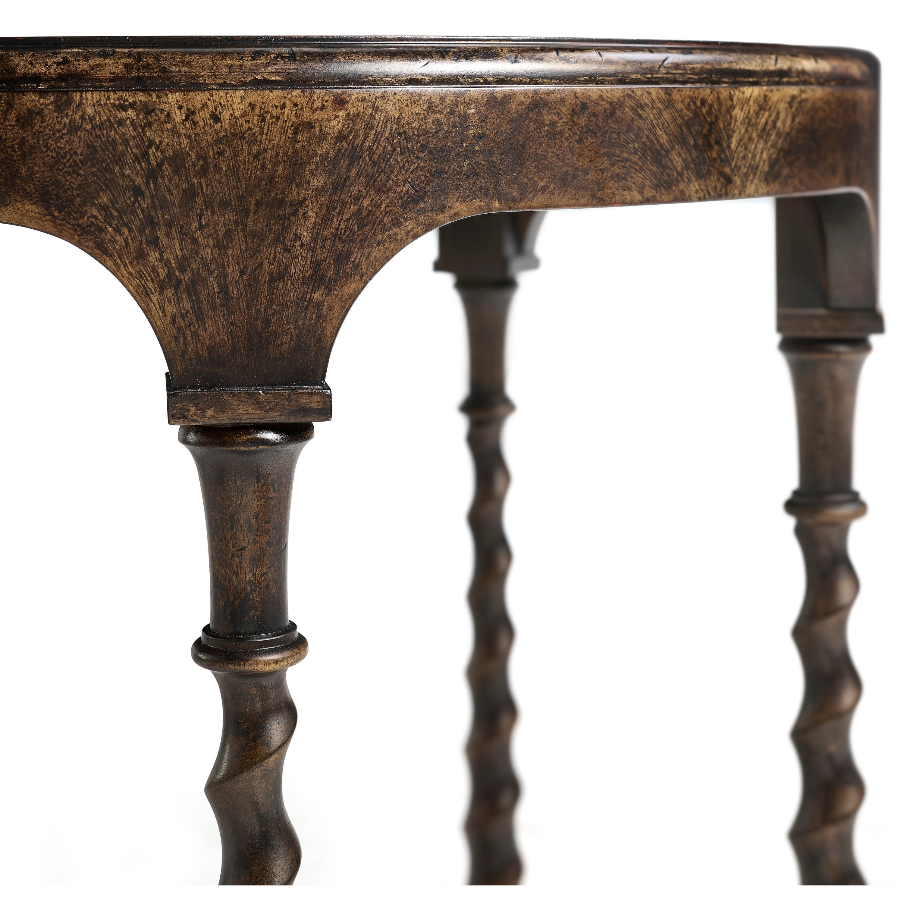 Jonathan Charles Orsman Ebonized Round Side Table