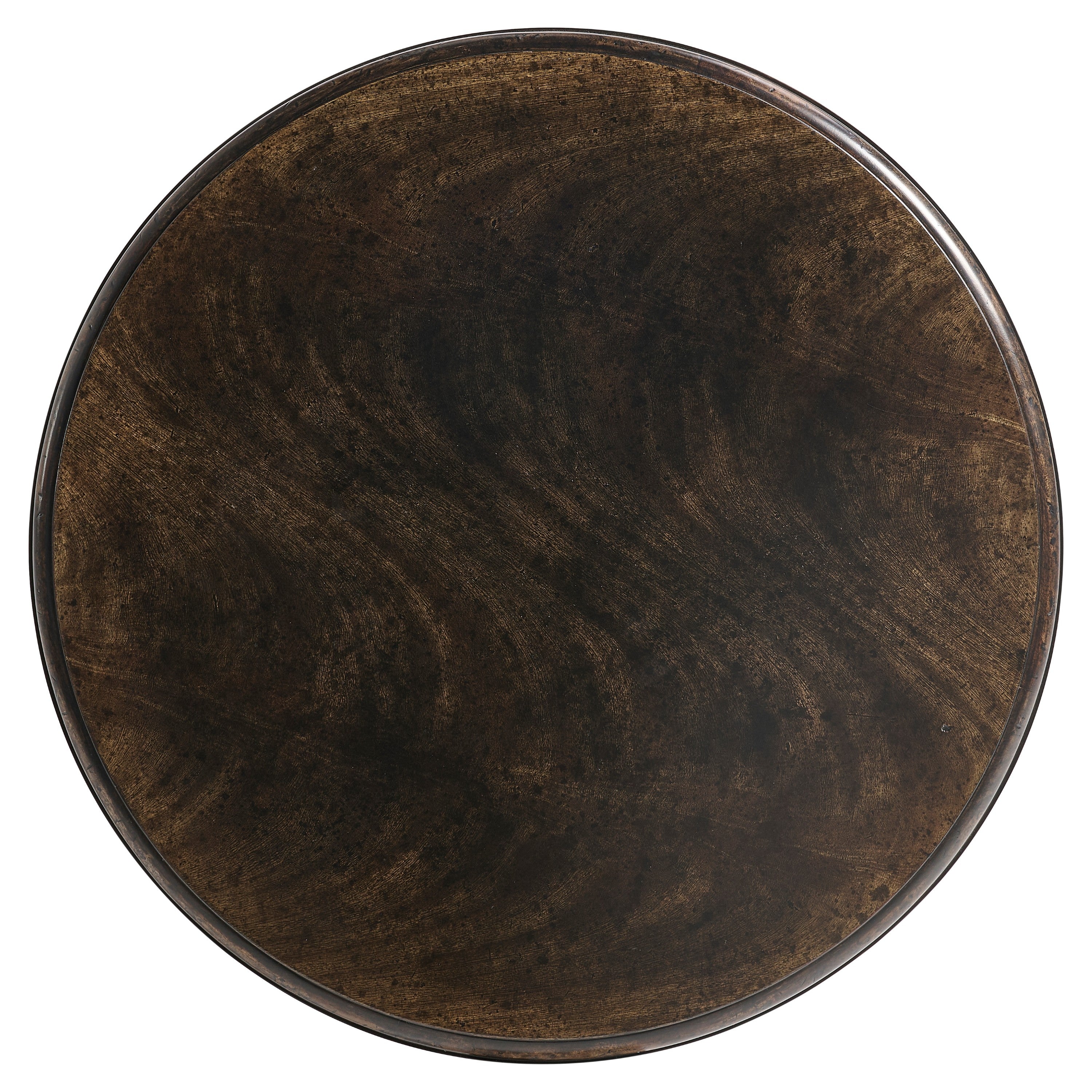 Jonathan Charles Orsman Ebonized Round Side Table