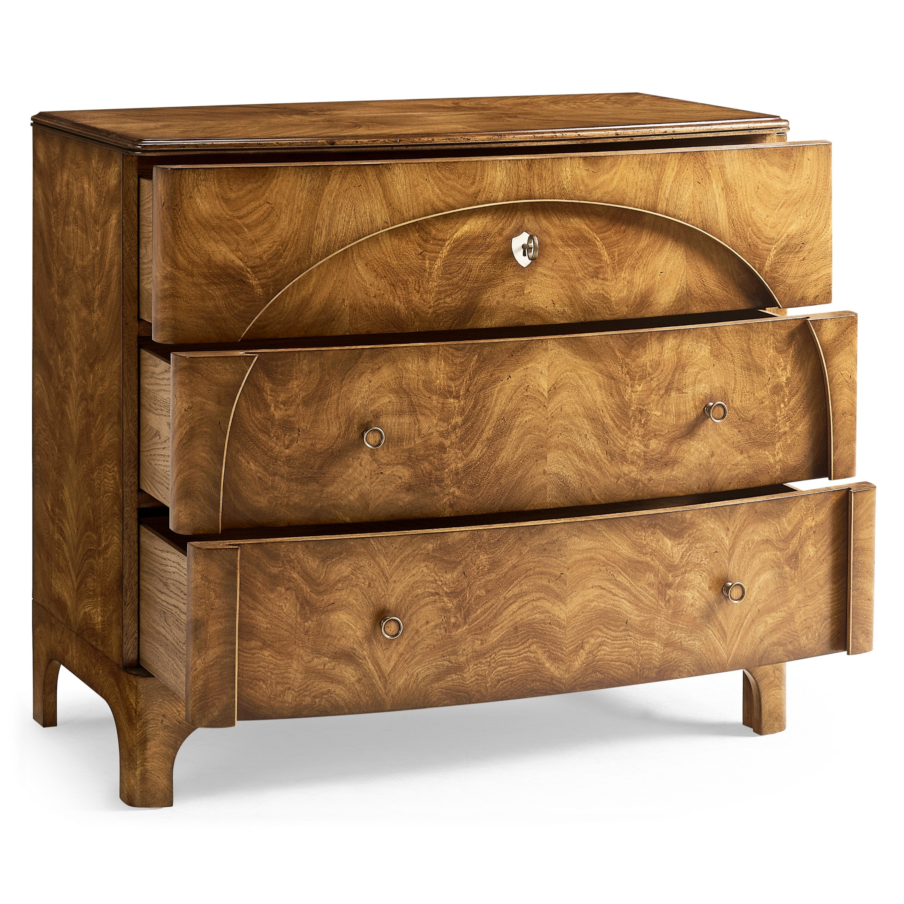 Jonathan Charles Orsman Three Drawer Nightstand