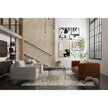 Feizy Kimball 8A34F Transitional Abstract Rug in Ivory/Gray