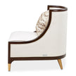 Michael Amini Belmont Place Accent Chair - Cream/Espresso