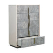 Michael Amini Pavira 5-Drawer Chest - Stone
