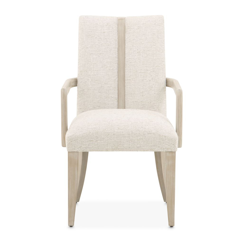 Michael Amini Lotus Bay Dining Arm Chair - Sand