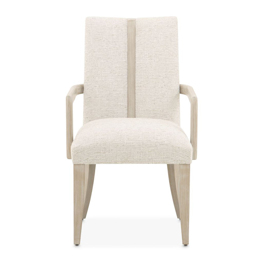 Michael Amini Lotus Bay Dining Arm Chair - Sand