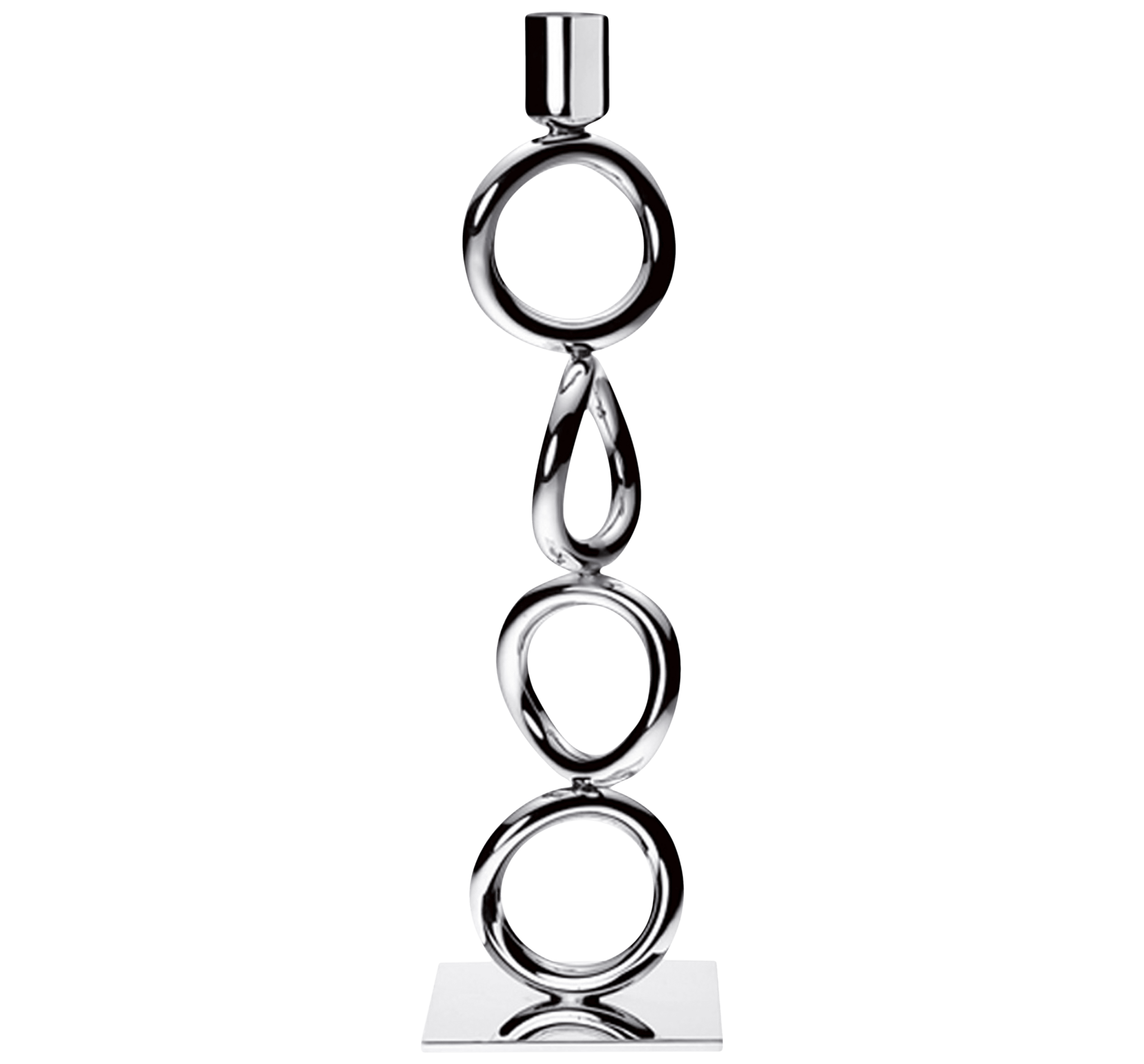 Christofle Vertigo Silver-Plated Candlestick Holder