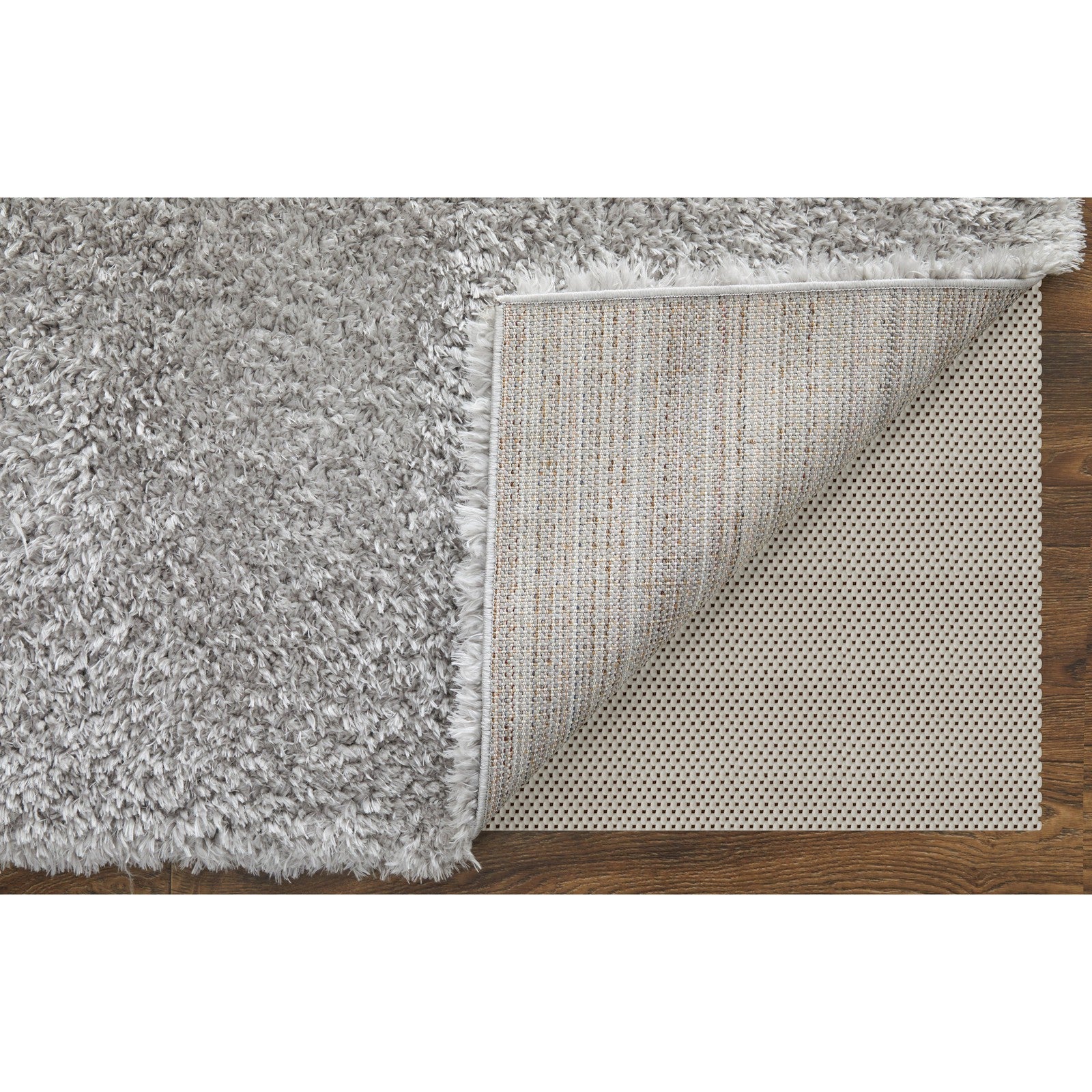 Feizy Darian 39K0F Modern Solid in Silver/Gray