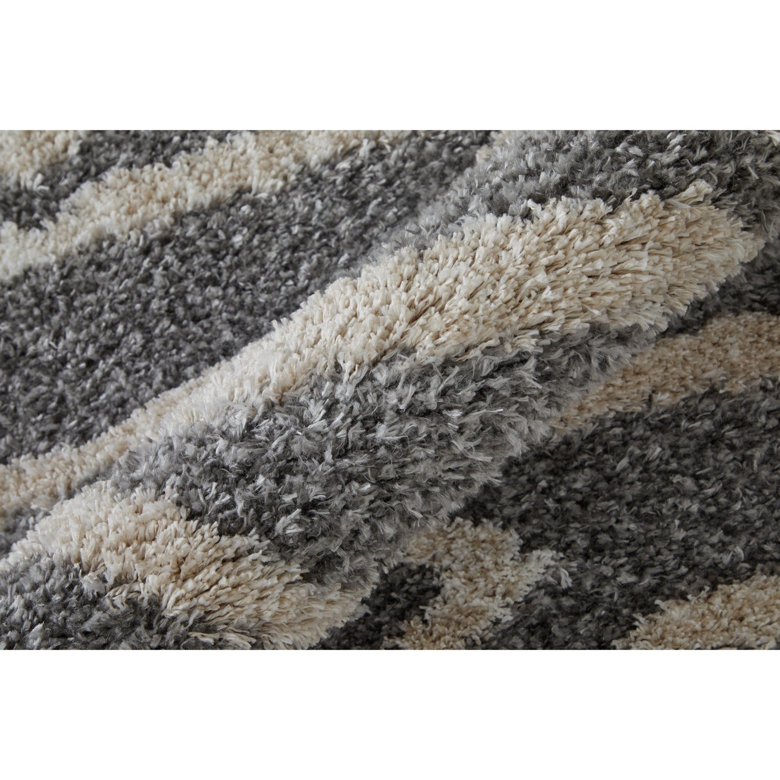 Feizy Mynka 39IBF Transitional Diamond in Gray/Ivory