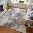 Feizy Gilmore 39MKF Modern Color Block in Blue/Ivory/Taupe