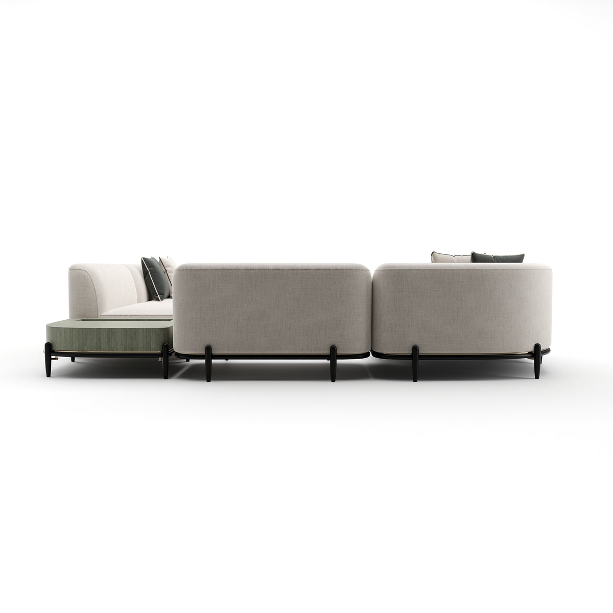 Caracole Madera Sectional