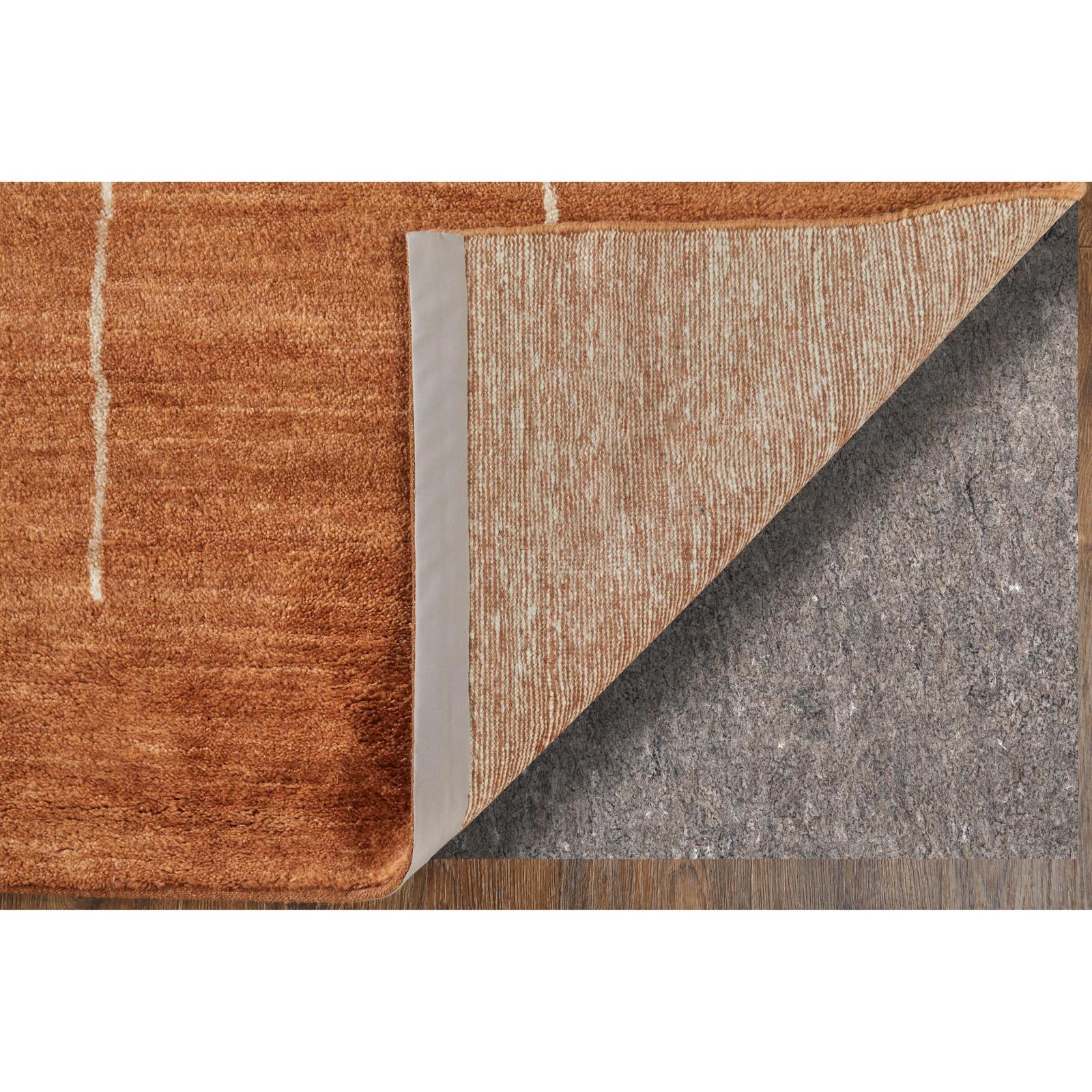 Feizy Agape 69H8F Modern Abstract Rug in Orange/White