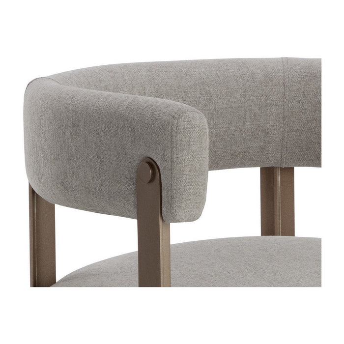 Sunpan Mae Dining Armchair - Ernst Sandstone