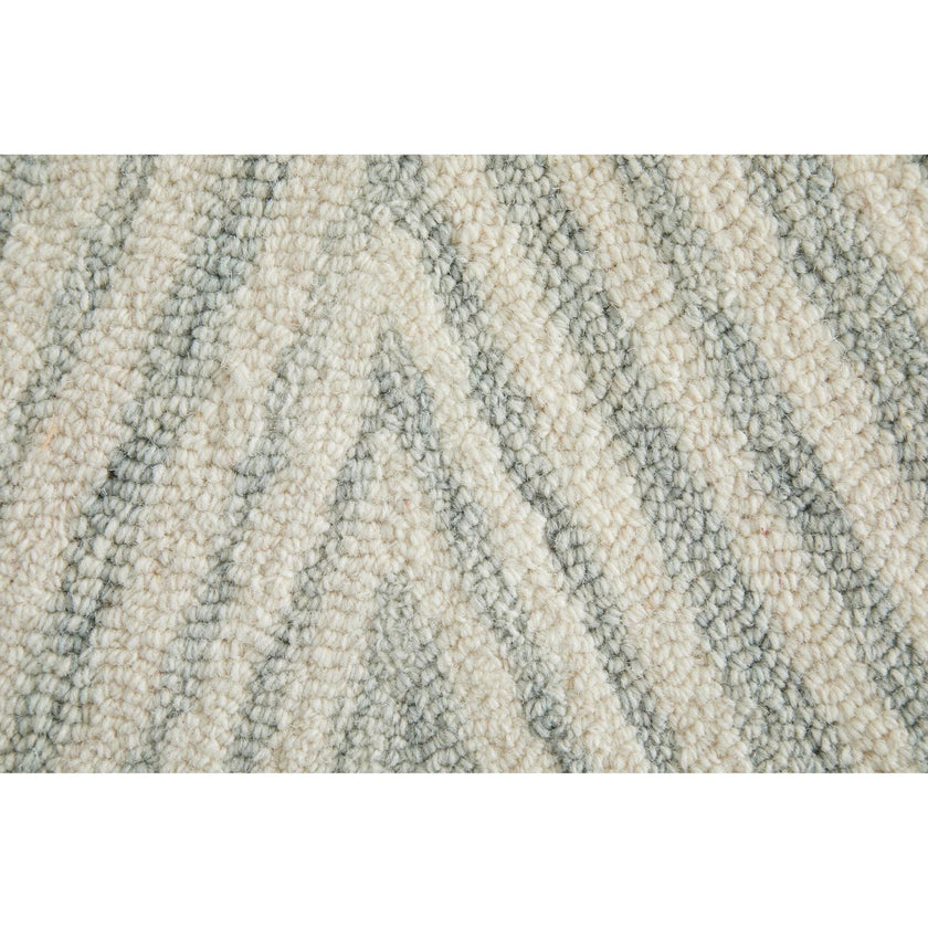Feizy Wallace 8A41F Modern Abstract Rug in Gray/Ivory