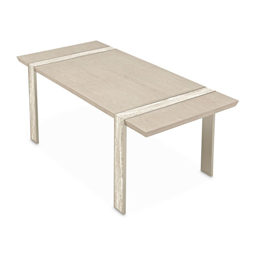 Michael Amini Lotus Bay Narrow Rectangular Dining Table - Sand