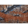 Feizy Gilmore 39MPF Modern Watercolor in Blue/Orange/Gray