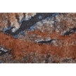 Feizy Gilmore 39MPF Modern Watercolor Rug in Blue/Orange/Gray