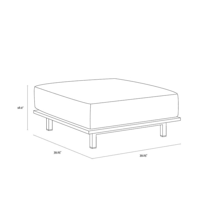 Sunpan Geneve Modular Ottoman