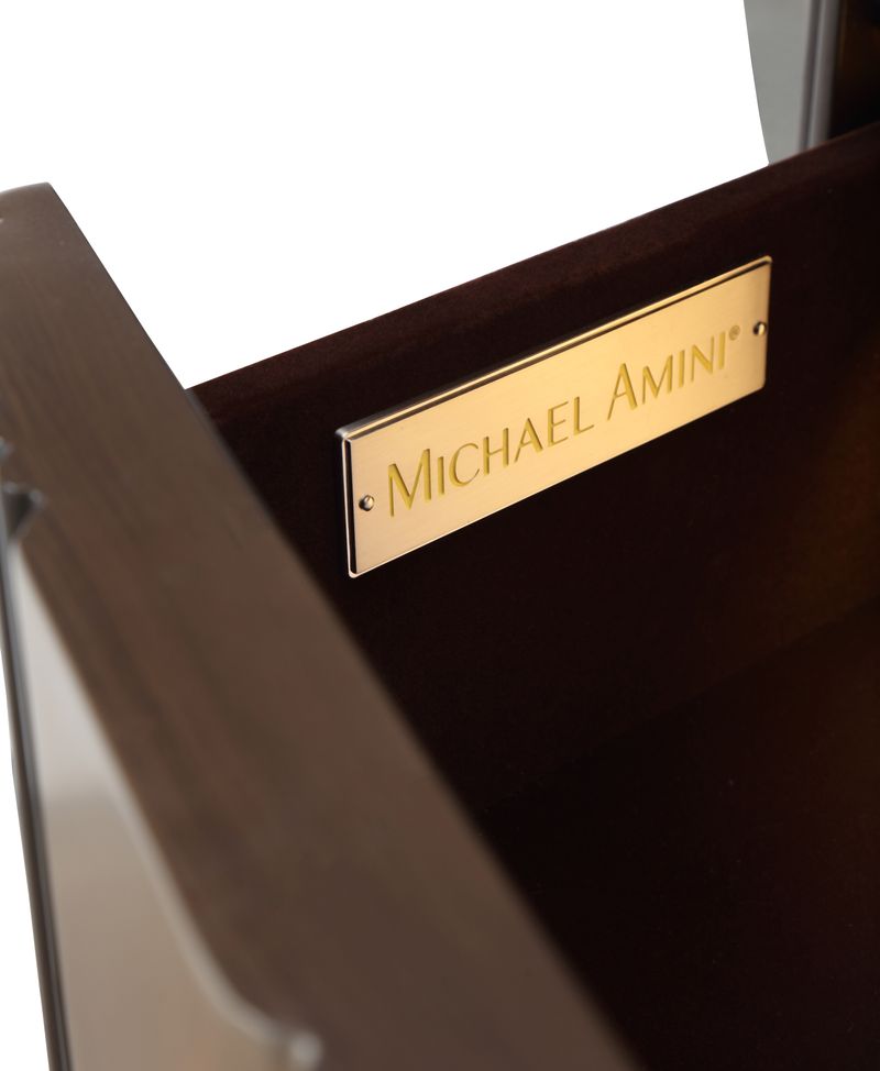 Michael Amini West Kensington Vanity - Medium Espresso