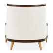 Michael Amini Belmont Place Accent Chair - Cream/Espresso