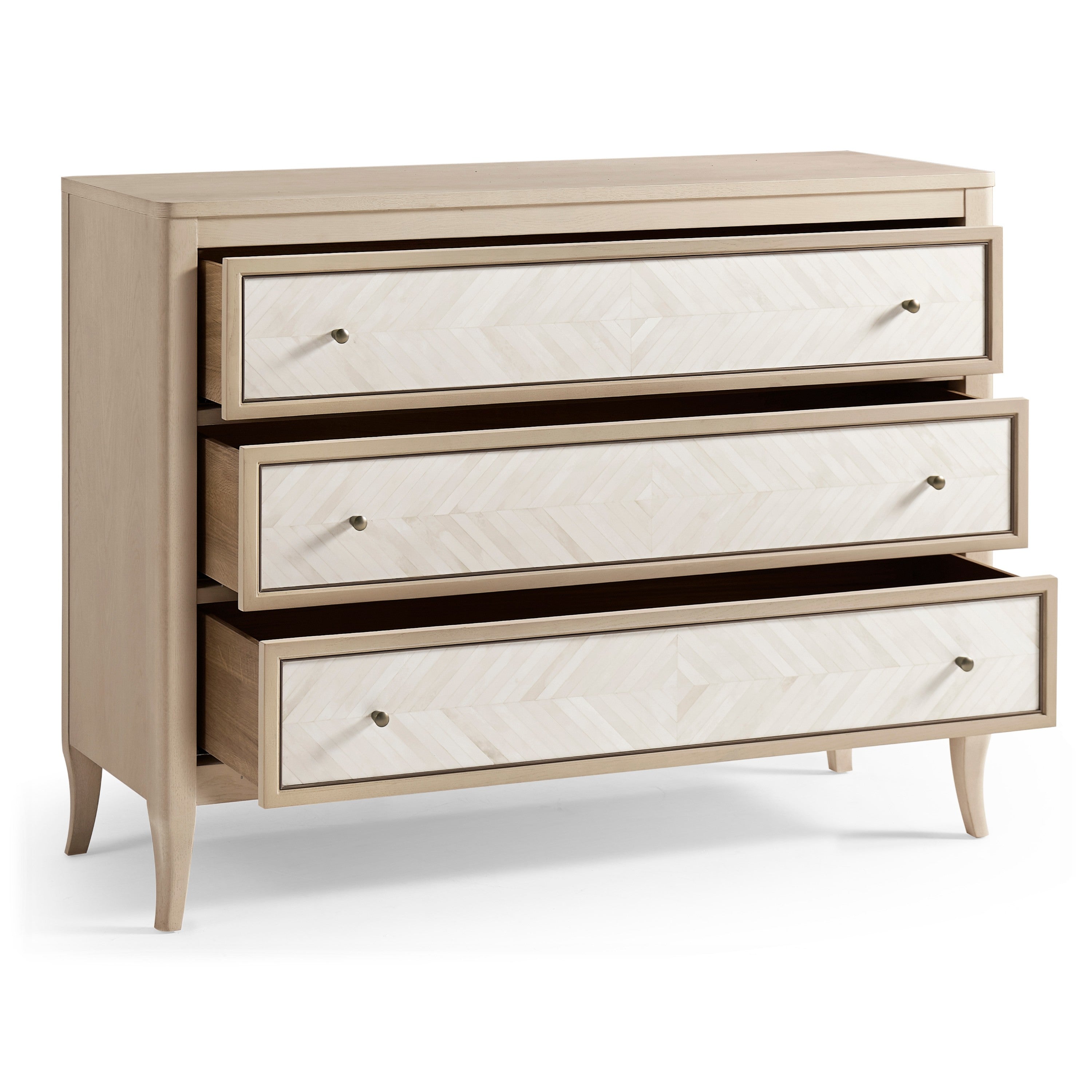 Jonathan Charles Berm Bachelors Chest - 3 Drawers