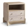 Jonathan Charles Keel Raffia Nightstand