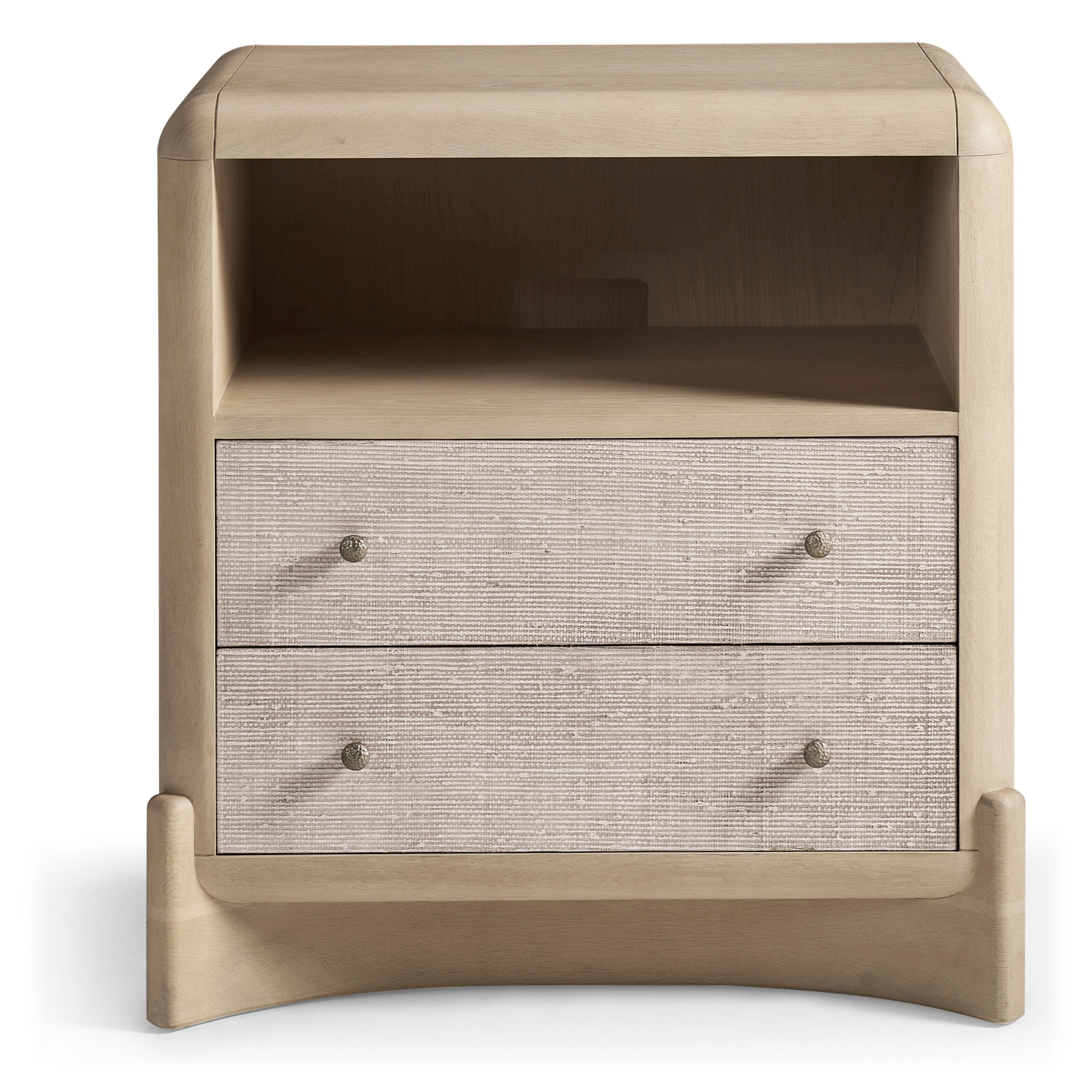 Jonathan Charles Keel Raffia Nightstand