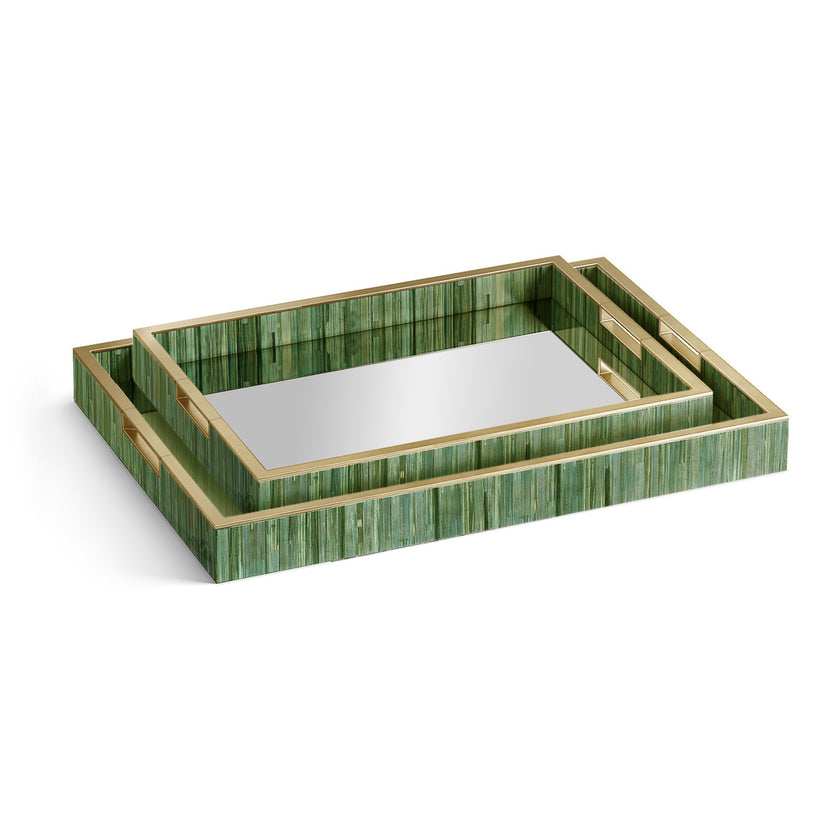 Jonathan Charles Rectangular Tray Set of 2